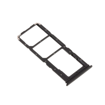 OEM Dual SIM Card + Micro SD Card Tray Holders Part for vivo Y93 - Black