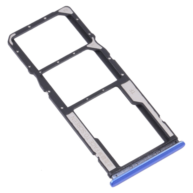 Dual SIM + TF Card Tray Holder Replacement (without Logo) for Xiaomi Redmi Note 9 4G (Qualcomm Snapdragon 662)/9T J19S/M2010J19SC/M2010J19SG/M2010J19SY