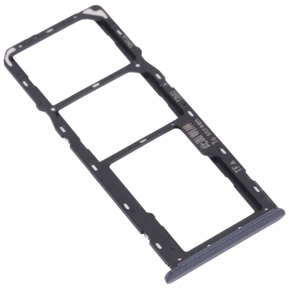 For Realme C11 (2021) RMX3231 Dual SIM Cards + Single TF Card Tray Holder Replacement (without Logo)