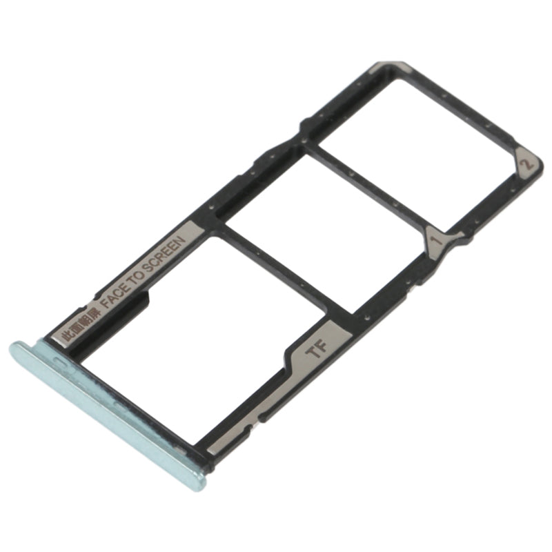 For Xiaomi Redmi 10C 4G / Redmi 10 (India) 4G / Poco C40 4G Dual SIM Card + TF Card Tray Holder Replacement (without Logo)