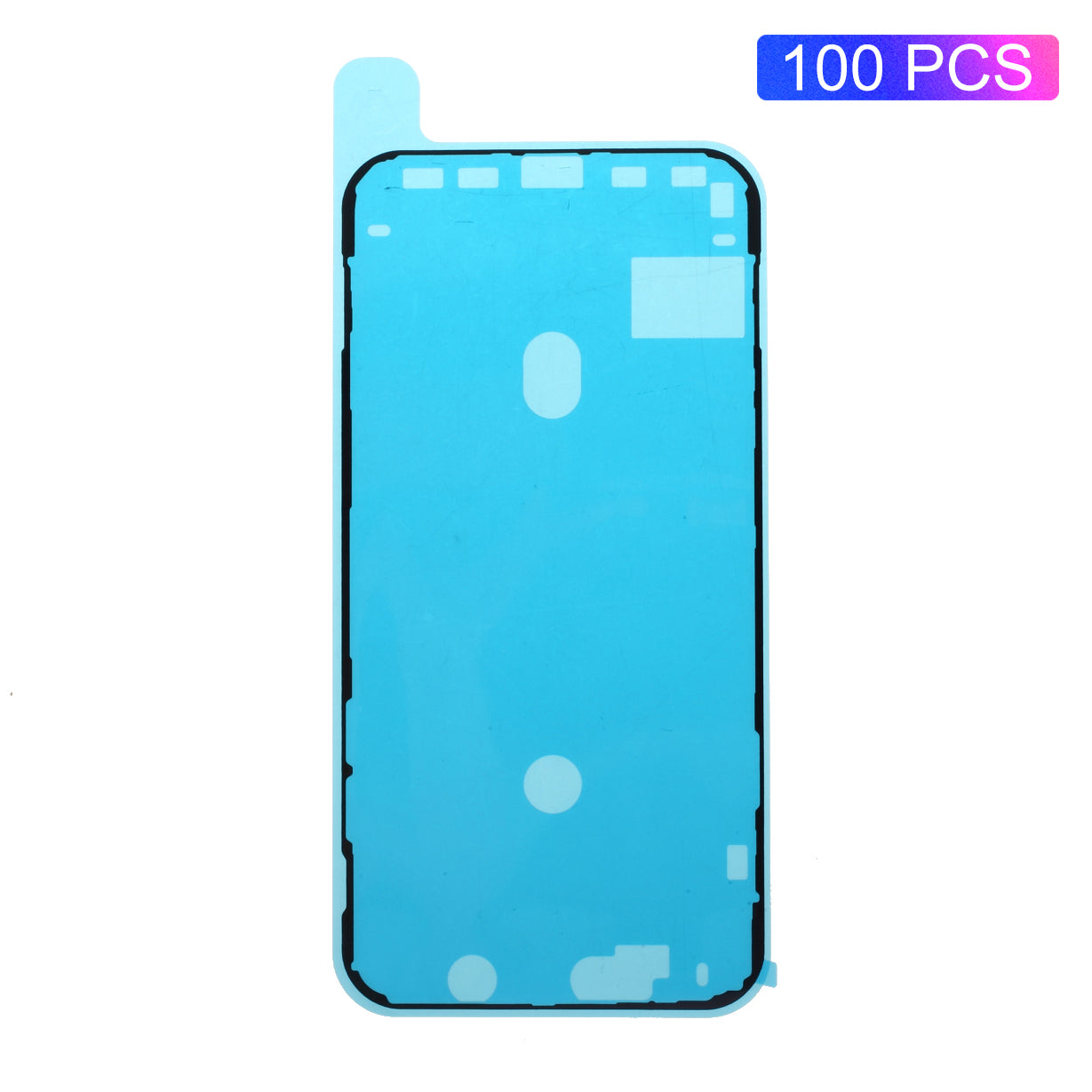 100Pcs/Pack Middle Plate Screen Frame Adhesive Stickers for Apple iPhone 11 6.1 inch