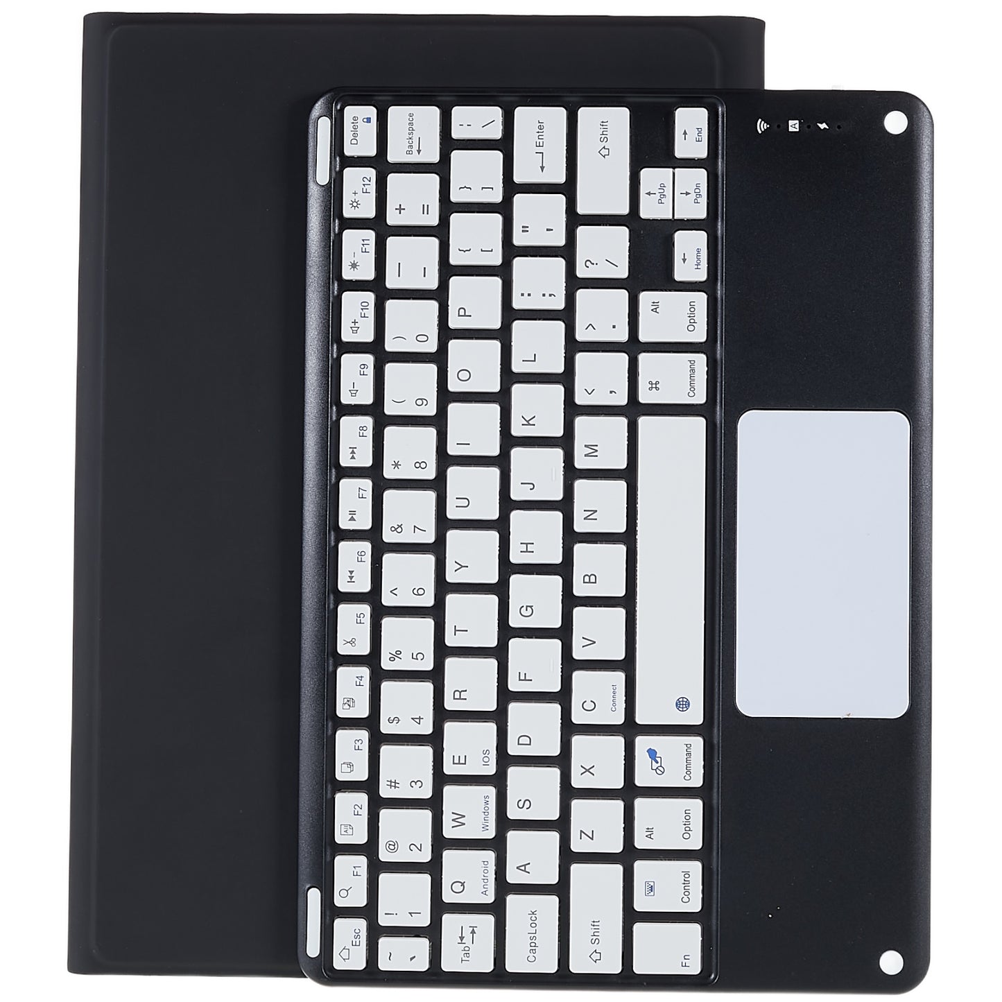 For Xiaomi Pad 5/5 Pro Square Cap Touchpad Wireless Bluetooth Keyboard + Stand Leather Tablet Case