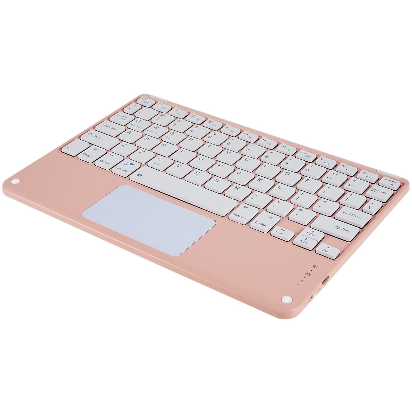 For Xiaomi Pad 5/5 Pro Square Cap Touchpad Wireless Bluetooth Keyboard + Stand Leather Tablet Case