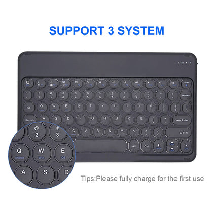 For iPad Pro 11-inch (2021)/(2020)/(2018)/Air (2022)/(2020) 360-Degree Rotatory PU Leather Bluetooth 3.0 Keyboard Shell Set with Dual-Mode Mouse