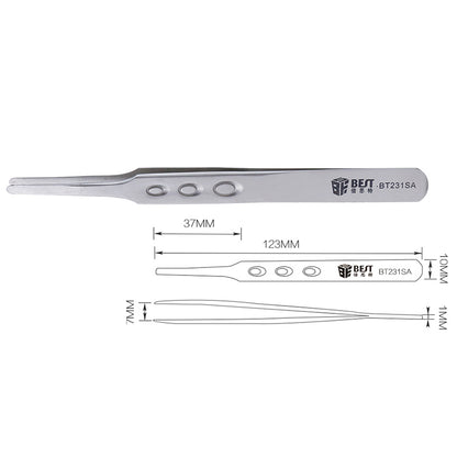 BEST Anti-static Precision Stainless Steel Matte Tweezers