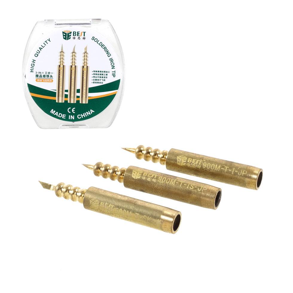 BEST 3-in-1 High Quality Soldering Iron Tips