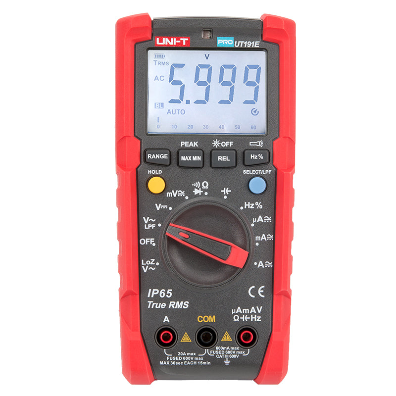 UNI-T UT191E Portable True RMS/Peak Professional Multimeter Digital Multimeter