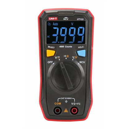 UNI-T UT123 Professional Residential Multimeter Intelligent Battery Detection Function