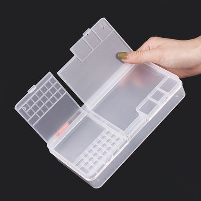 W203 Double Layer Mobile Phone Repair Storage Box for IC Parts Smartphone Opening Tools Collector