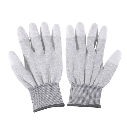 TOP FIT PU Coated Finger Anti-Fingerprint Cut Protection Glove Size L