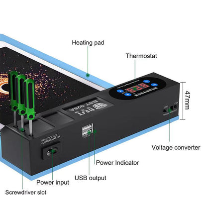 BEST BEST-928A CPB LCD Screen Open Separate Machine Mobile Phone Tablet Separator Tool with LED Lights, Size: 360 x 210 x 7mm