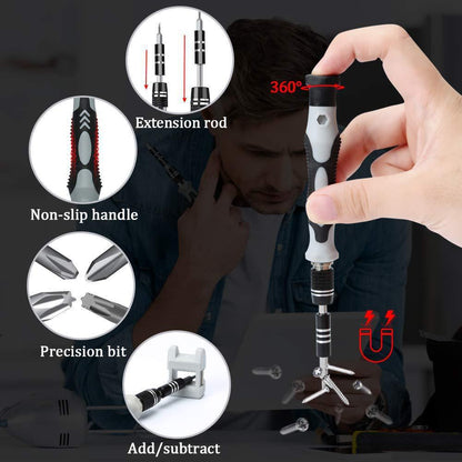 122-in-1 Precision Screwdriver Set Multi Function Electronics Mobile Phone Repair Tool Kit