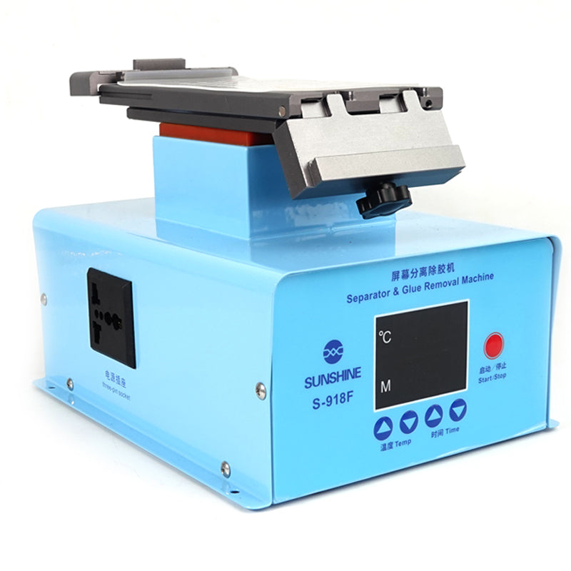 SUNSHINE S-918F Fifth-Generation 220V LCD Screen Separation Glue Remover 360 Rotating Platform Separator Magnetic Buckle LCD Repair Machine