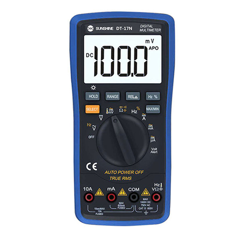 SUNSHINE DT-17N Auto Range High Precision Automatic Digital Multimeter LCD Display Instrument Tester for Repair Tools