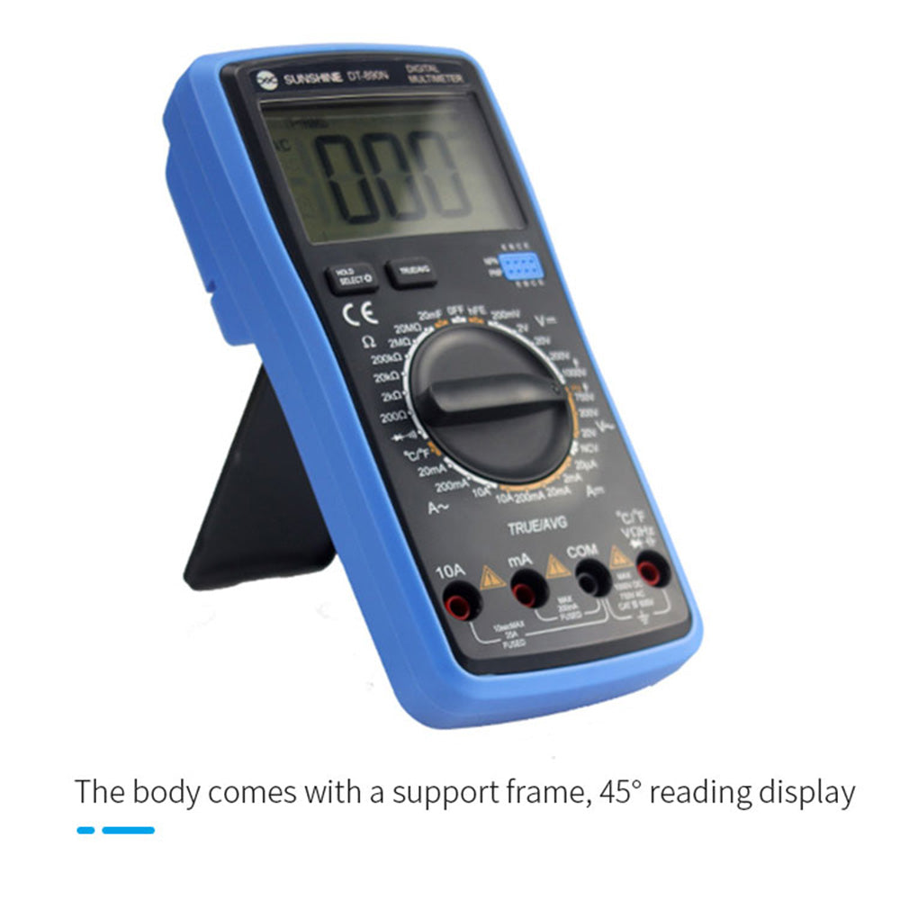 SUNSHINE DT-17N Auto Range High Precision Automatic Digital Multimeter LCD Display Instrument Tester for Repair Tools