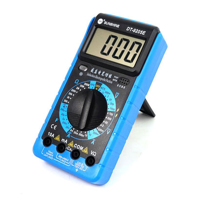 SUNSHINE DT-9205E High Precision Digital Multimeter Overload Protection LCD Display Instrument Tester for Repair Tools