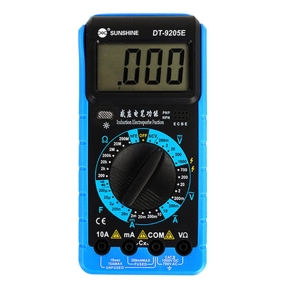 SUNSHINE DT-9205E High Precision Digital Multimeter Overload Protection LCD Display Instrument Tester for Repair Tools