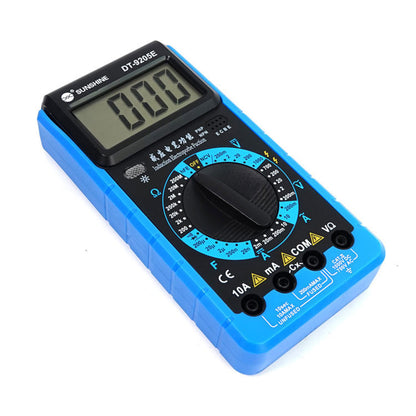 SUNSHINE DT-9205E High Precision Digital Multimeter Overload Protection LCD Display Instrument Tester for Repair Tools