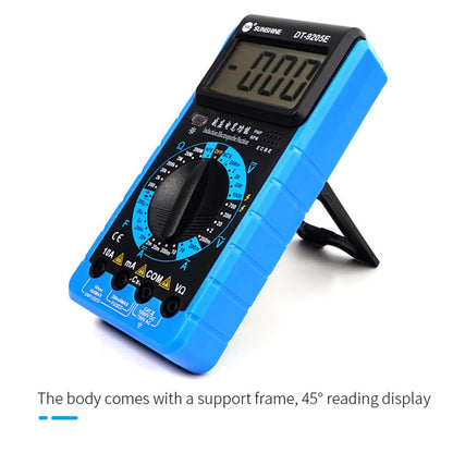 SUNSHINE DT-9205E High Precision Digital Multimeter Overload Protection LCD Display Instrument Tester for Repair Tools