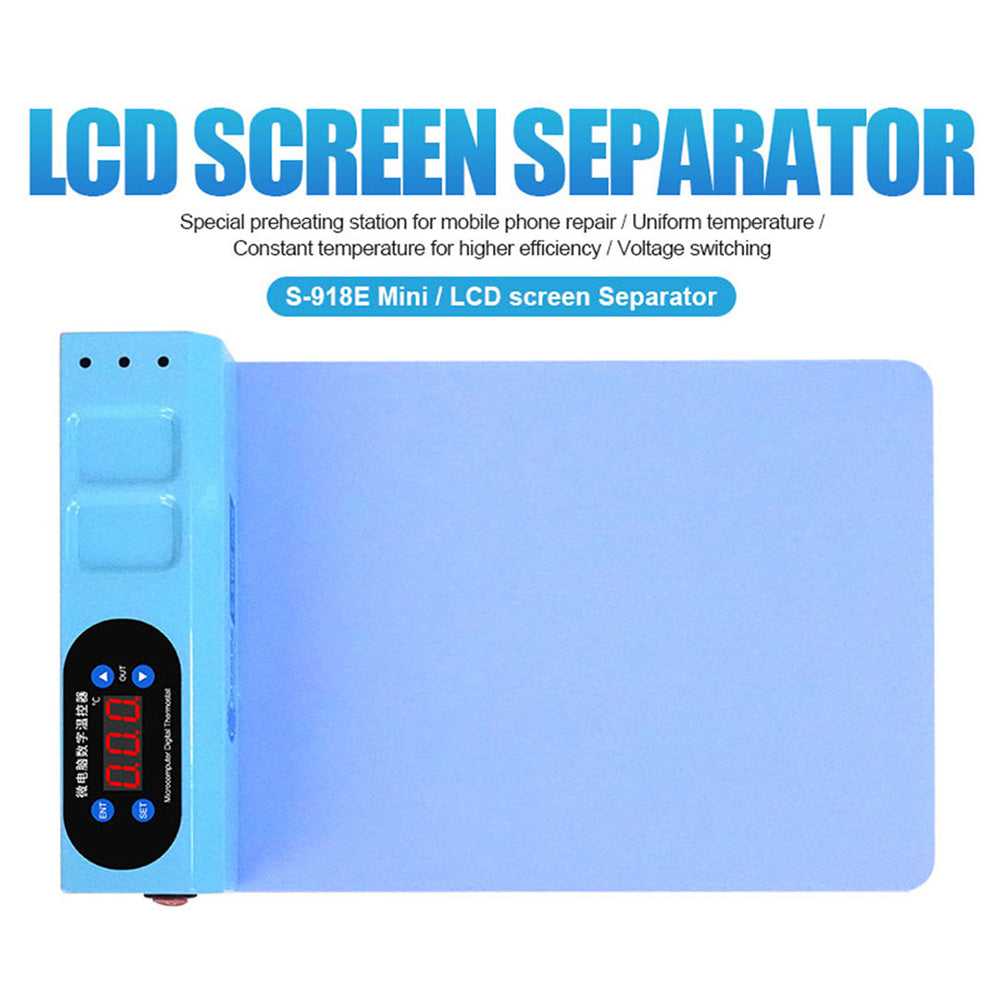 SUNSHINE S-918E LCD Blue Screen Separator Heating Stage Pad LCD Screen Repair Kits Separating Tool