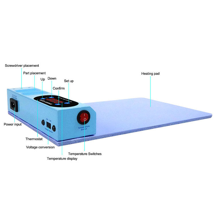 SUNSHINE S-918E LCD Blue Screen Separator Heating Stage Pad LCD Screen Repair Kits Separating Tool