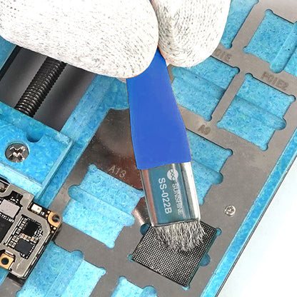 SUNSHINE SS-022B Double Head Brush Anti-Static Motherboard PCB Cleaning Brush Mobile Phone Repair Tool