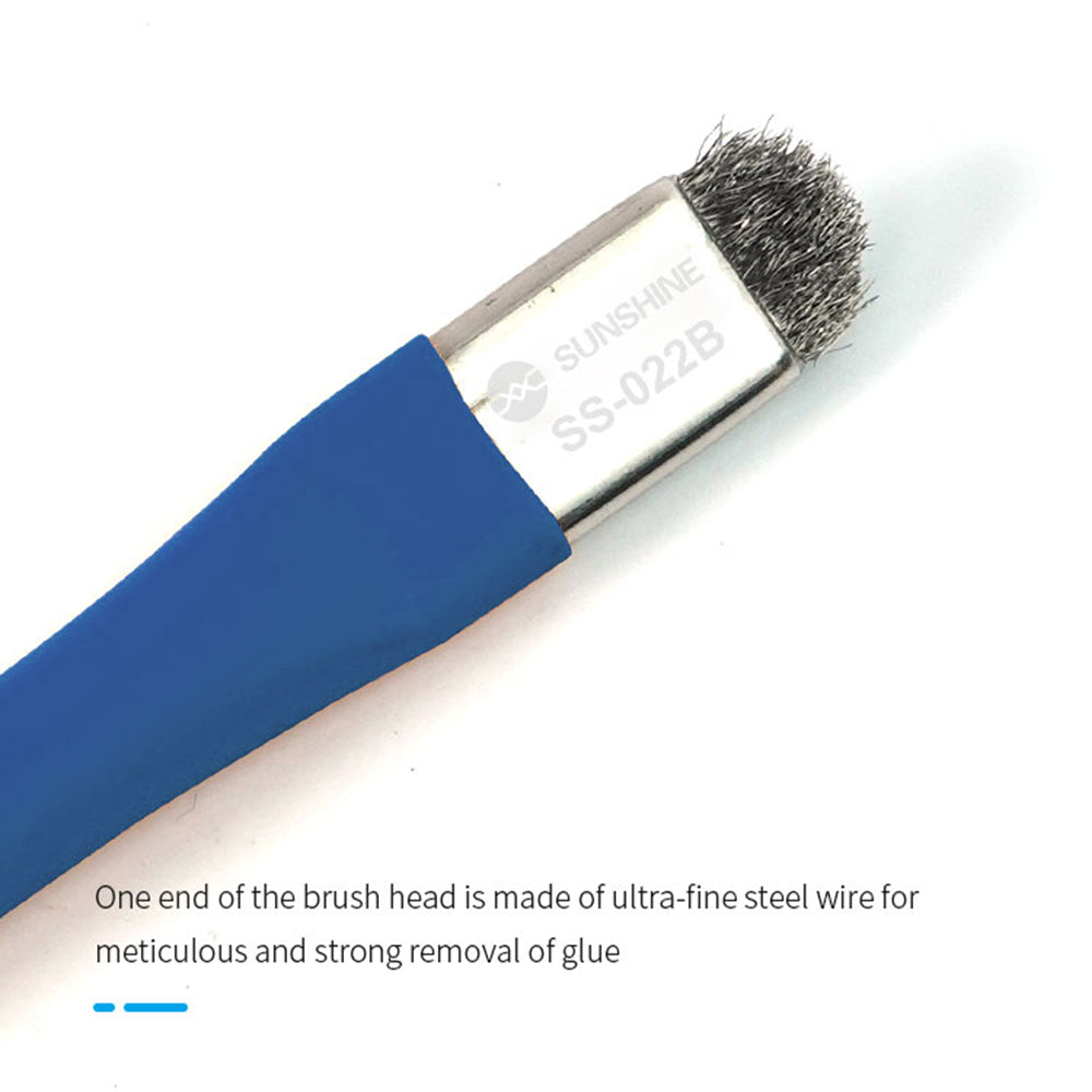 SUNSHINE SS-022B Double Head Brush Anti-Static Motherboard PCB Cleaning Brush Mobile Phone Repair Tool