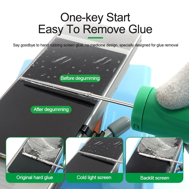 RELIFE RL-056CE Smart Cutting Glue Remover 6-speed Adjustable Phone LCD Screen Hard Gel Remover Cutter