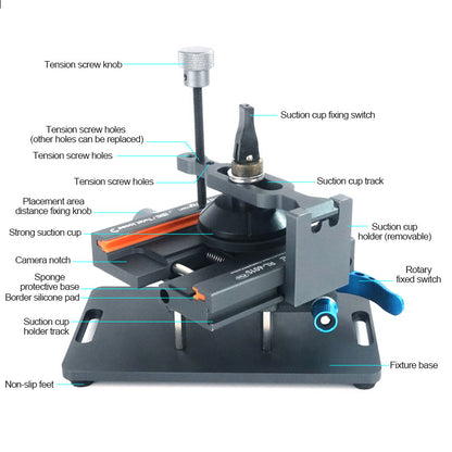 RELIFE RL-601S Plus Multifunctional Dismantling Screen Fixture Mobile Phone LCD Screen Heating Free Screen Removal Back Cover Clamp