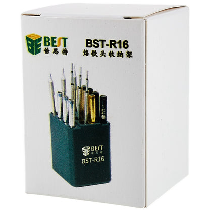 BEST BST-R16 Soldering Iron Tip Holder Soldering Tips Replacement Storage Rack