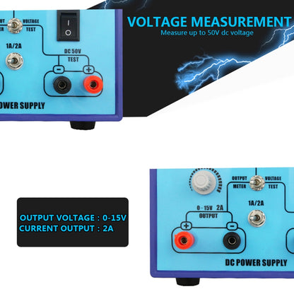 SUNSHINE P-1502TN DC Power Supply Adjustable Constant Temperature Voltage / Current Measurement for Phone Maintenance