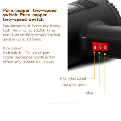 SUNSHINE RS-1800D LCD Display Two Wind Speeds Adjustable Hot Air Welding Gun for Phone Components and Parts Soldering