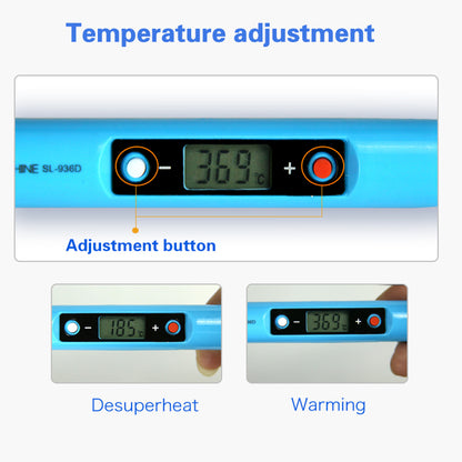 SUNSHINE SL-936D Electric Welding Pen LCD Adjustable Temperature Digital Electric Soldering Station for Mobile Phone Repair