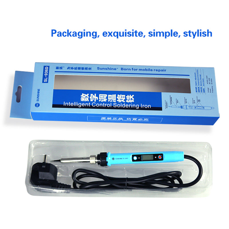 SUNSHINE SL-936D Electric Welding Pen LCD Adjustable Temperature Digital Electric Soldering Station for Mobile Phone Repair