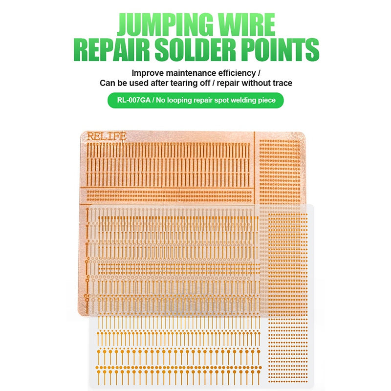 RELIFE RL-007GA Repair Solder Points No Looping Repair Spot Welding Piece Suitable for Phone Pads