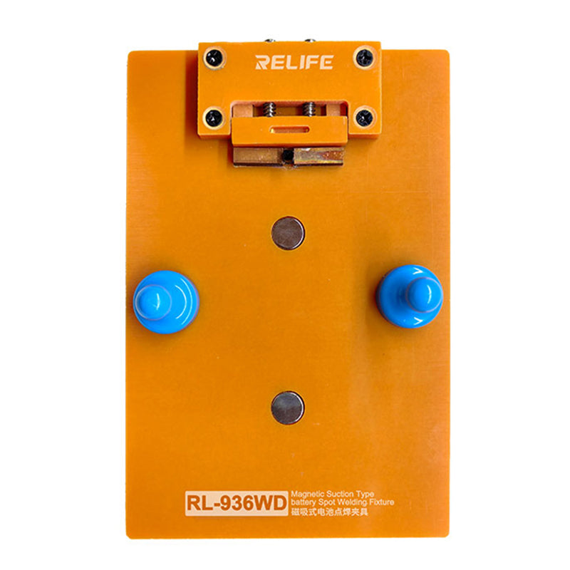 RELIFE RL-936WD Magnetic Spot Welding Fixture Locating Plate Portable Welder Battery Repair Tool for iPhone Battery Chip Replacement and Protection