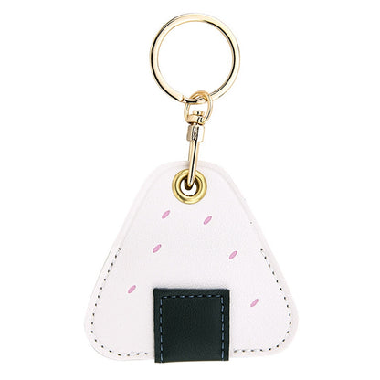 BMCS LIFE Cute Access Card PU Leather Protective Cover Keychain Car Key Ring Bag Pendant