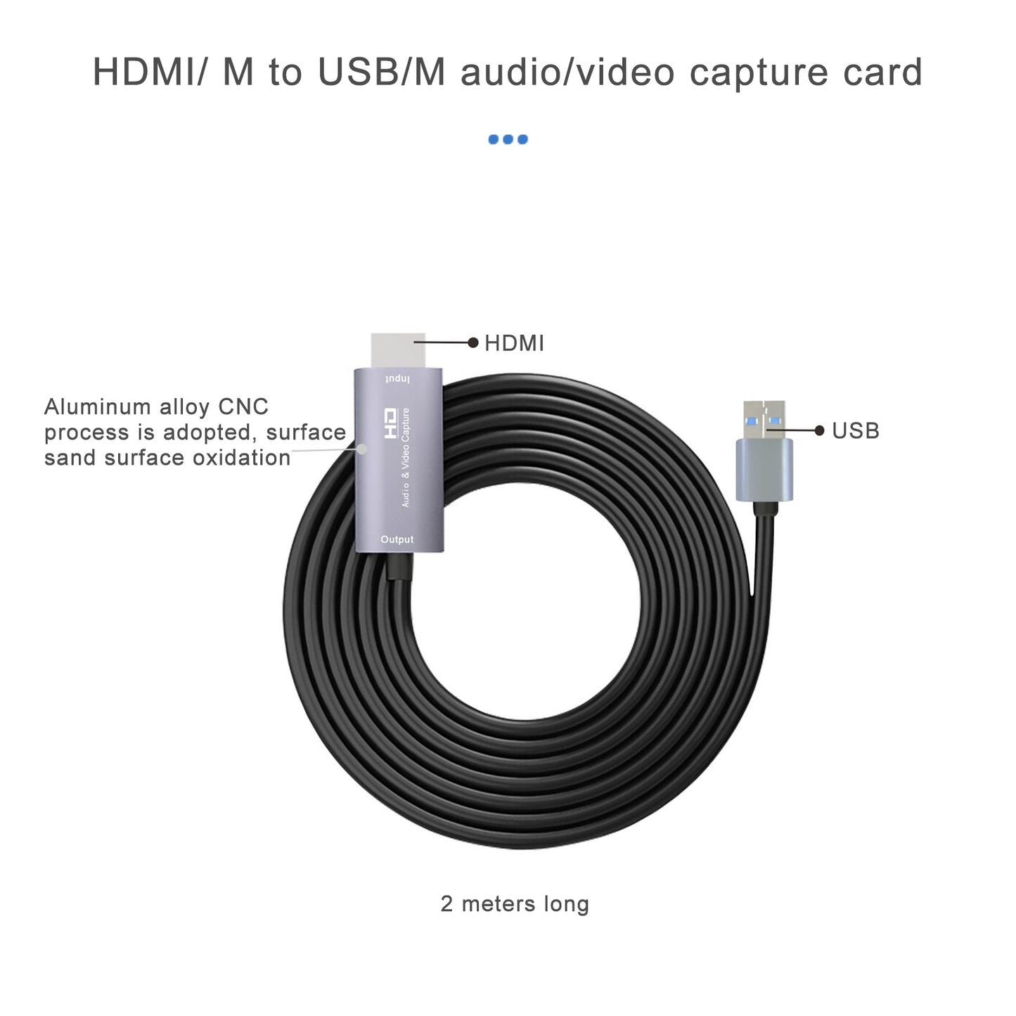 Z36 1080P HD HDMI to USB Audio Video Capture Card Device