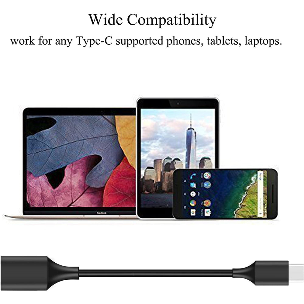 XQ-ZH003 Type C to USB 3.0 OTG Adapter Cable USB C Converter Mobile Phone Camera Printer Data Connector