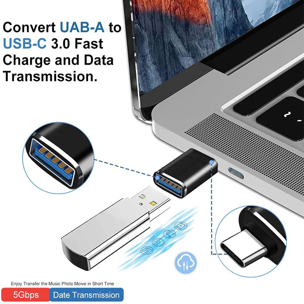 XQ-ZH004 Type-C to USB 3.0 Adapter Data Charging OTG Connector Converter for Mobile Phone Laptop PC