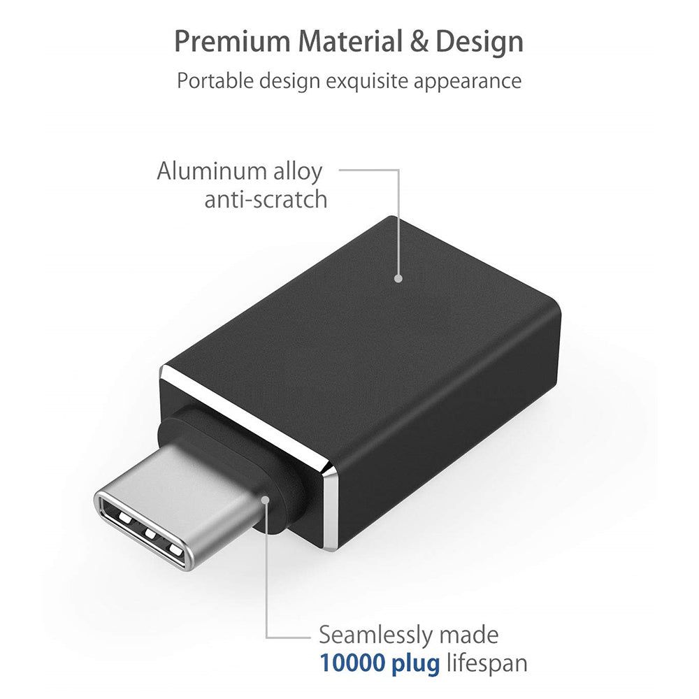 XQ-ZH005 Type C Male to USB 3.0 Female OTG Adapter USB 3.1 Connector USB-C Converter for Macbook