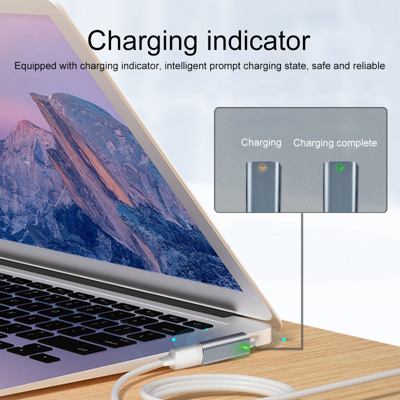 Compatible with MagSafe 1 to Type-C Female Adapter with Charging Indicator