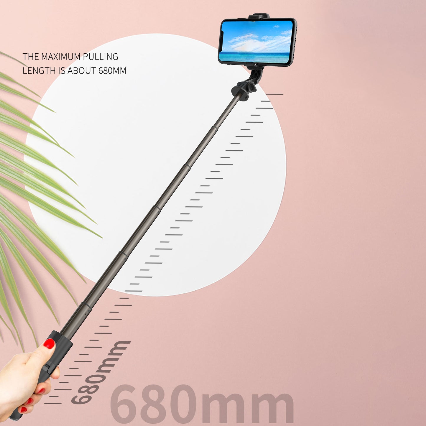 L10 Portable Tripod Extendable Bluetooth Selfie Stick with Remote Shutter