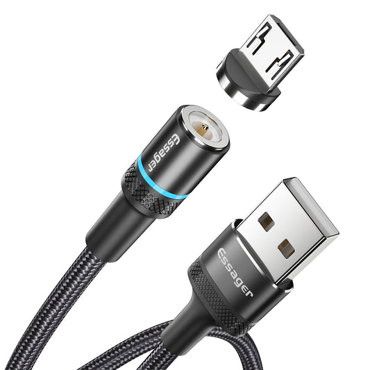 ESSAGER Magnetic Connecting Micro USB Charging Cable Charging Cord Line 1m