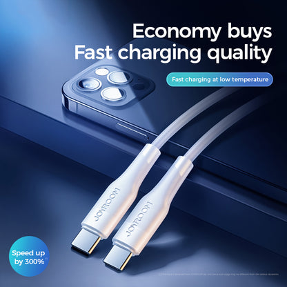 JOYROOM S-1230M3 1.2M Type-C To Type-C 60W Quick Charging Data Cable