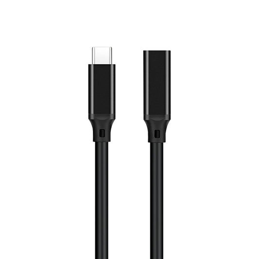 0.2m PQ106 USB-C Male to Female Fast Charging Extender Cable PD100W 5A 10Gbps Type-C Data Cord