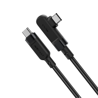 ACEFAST C5-03 USB-C to USB-C 100W 90 Degree Right Angled Aluminum Alloy Charging Data Cable