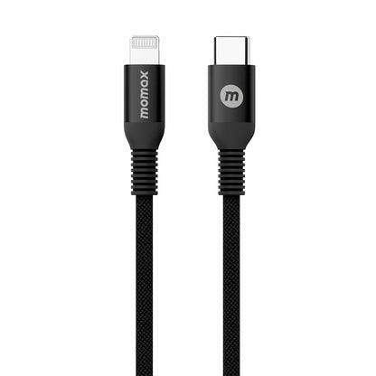 MOMAX Braided Lightning Cable 1.2m PD Fast Charging Cable USB C to Lightning Charging Cord [MFi Certified]