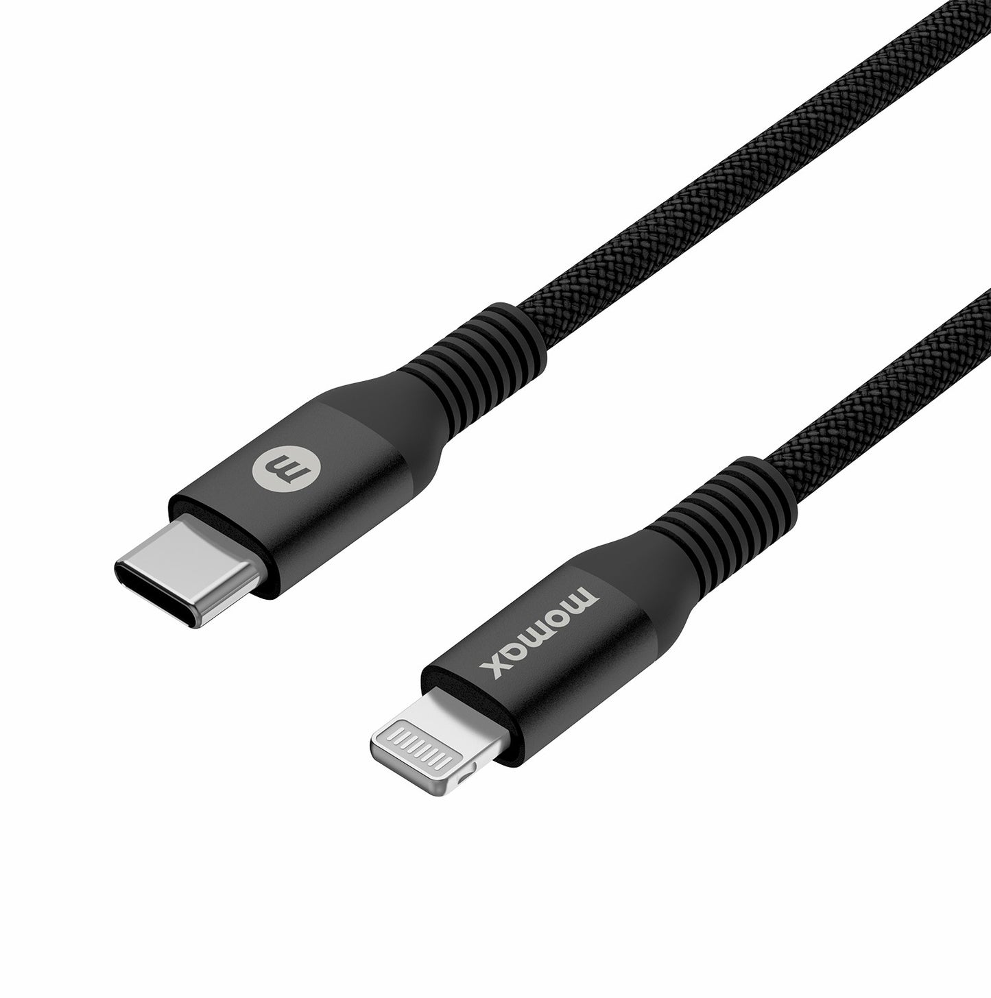 MOMAX Braided Lightning Cable 1.2m PD Fast Charging Cable USB C to Lightning Charging Cord [MFi Certified]