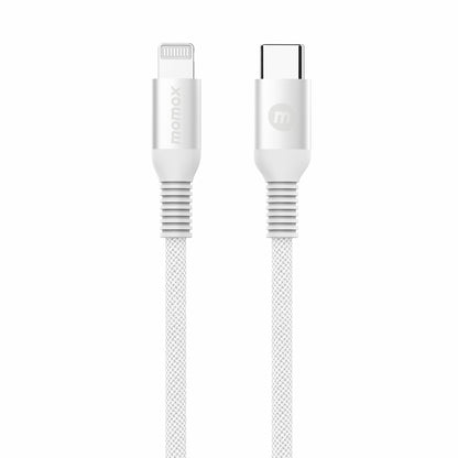 MOMAX Braided Lightning Cable 1.2m PD Fast Charging Cable USB C to Lightning Charging Cord [MFi Certified]